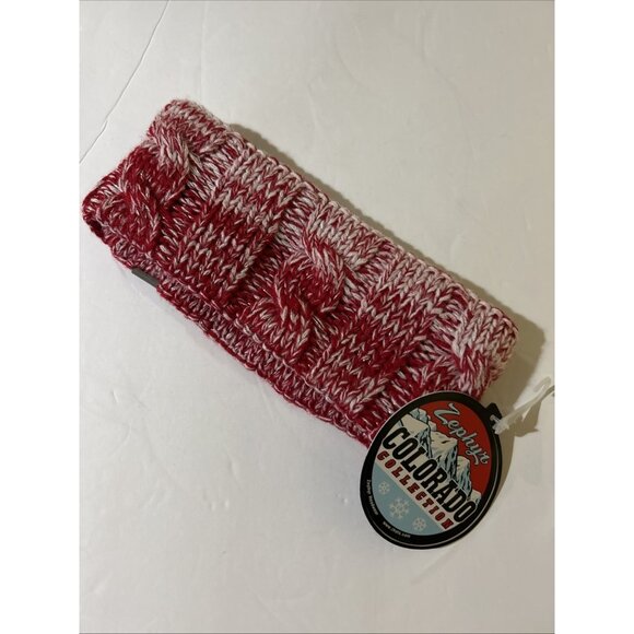 NEW Nebraska Cornhuskers NU Red Knit Zephyr Ear Warmers Winter Headband hat - Picture 3 of 3